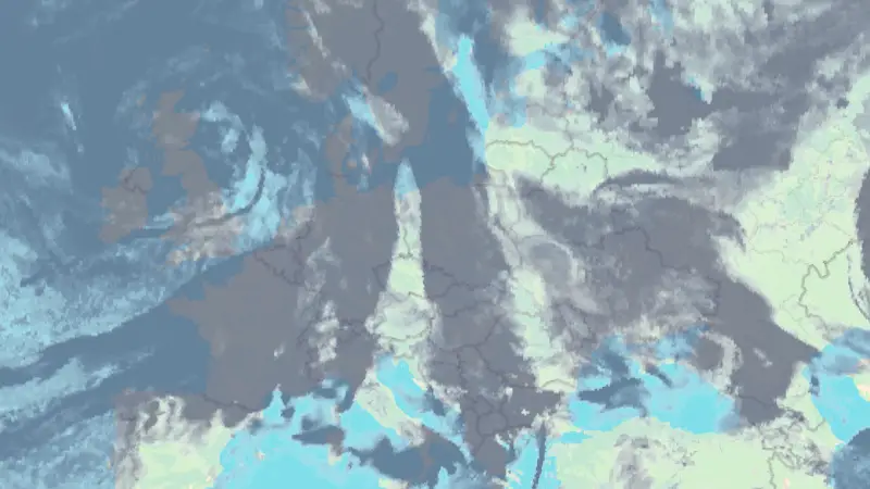 Zachmurzenie weather map