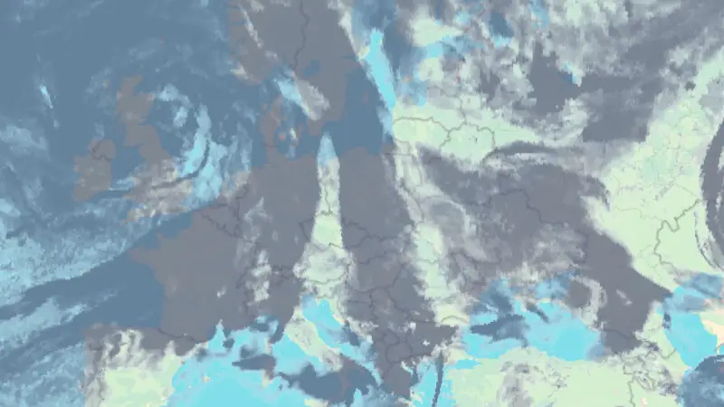 Zachmurzenie weather map