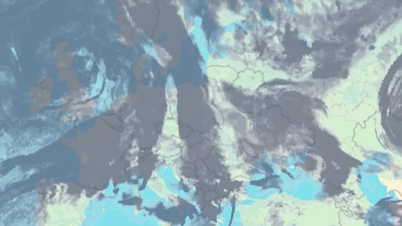 Zachmurzenie weather map