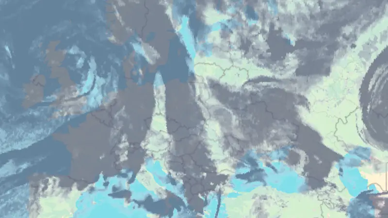 Zachmurzenie weather map