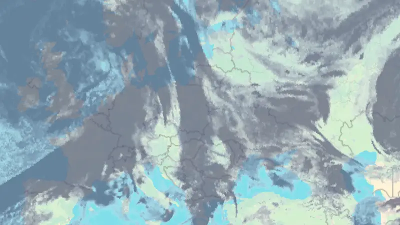 Zachmurzenie weather map