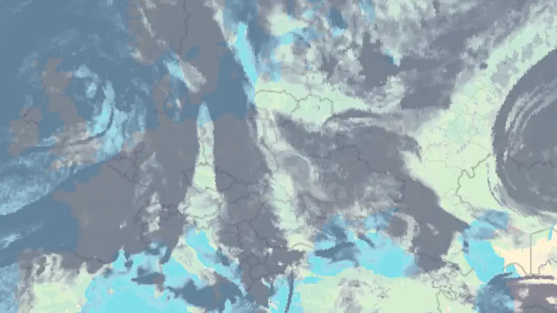 Zachmurzenie weather map