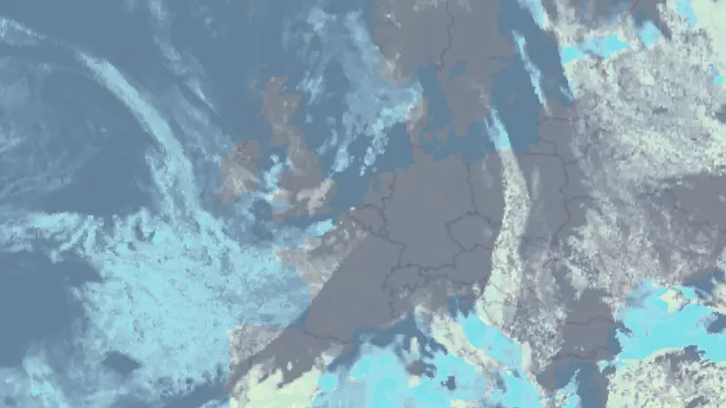 Clouds weather map