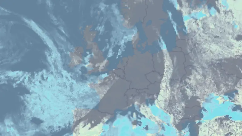 Clouds weather map
