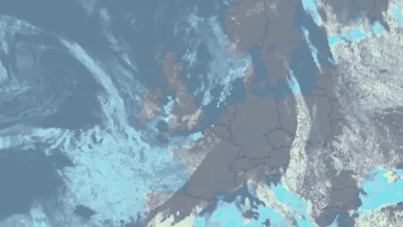 Clouds weather map