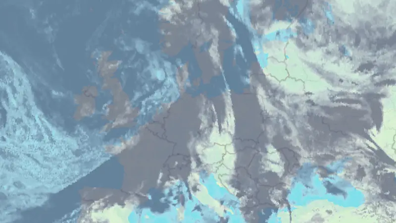 Clouds weather map