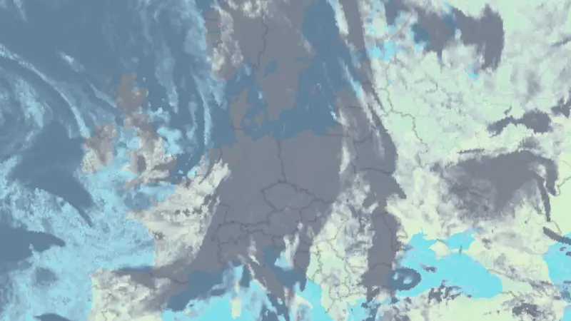 Clouds weather map