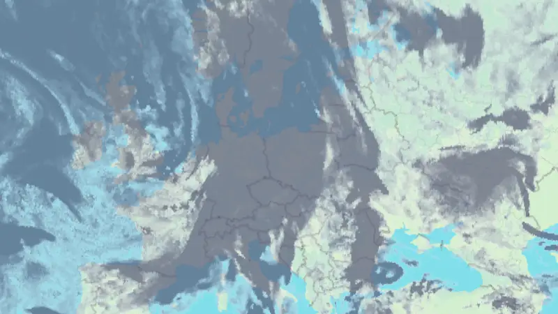 Zachmurzenie weather map