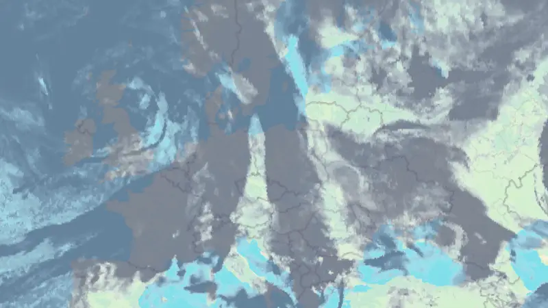 Zachmurzenie weather map