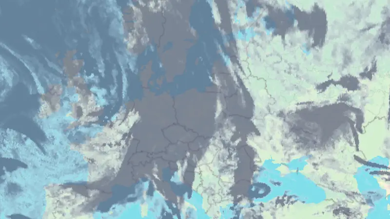Zachmurzenie weather map