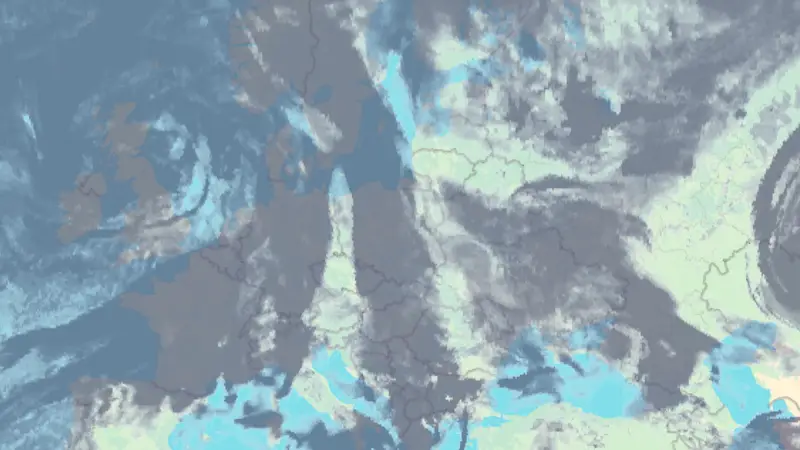 Zachmurzenie weather map