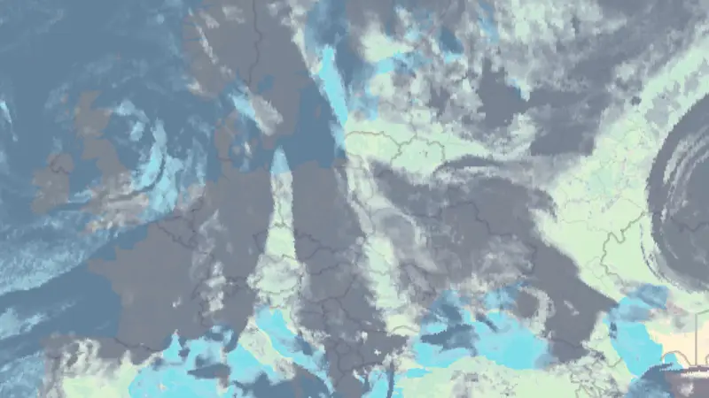 Zachmurzenie weather map