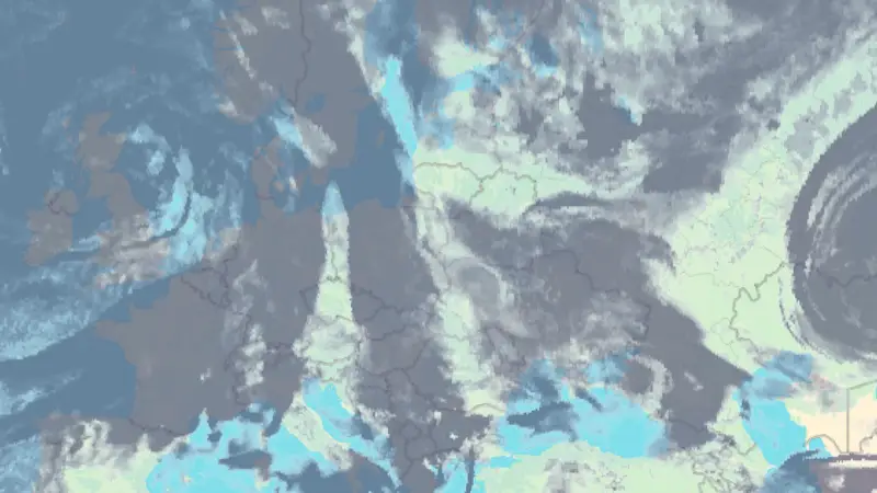Zachmurzenie weather map