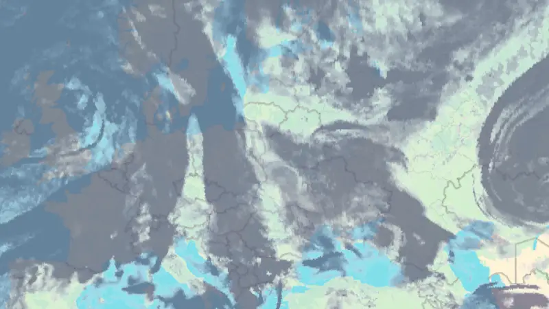 Zachmurzenie weather map
