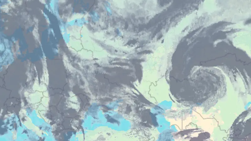 Clouds weather map
