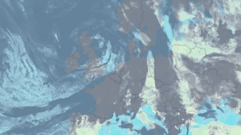 Clouds weather map