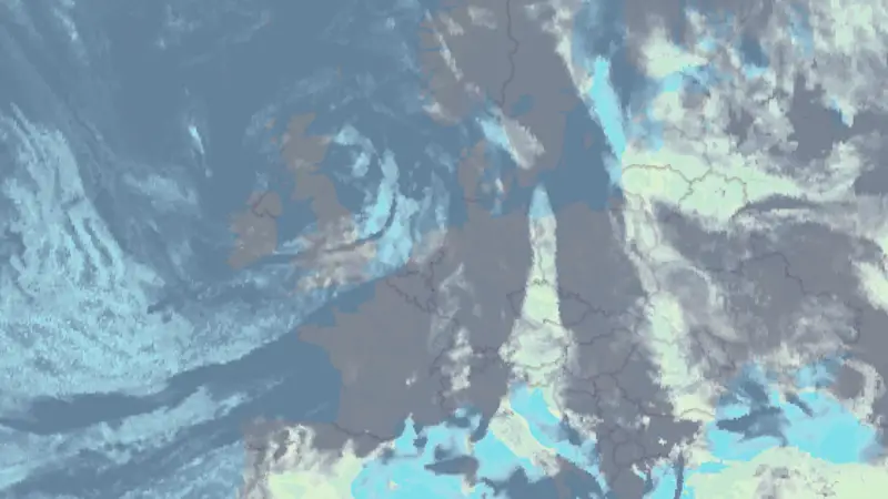 Clouds weather map