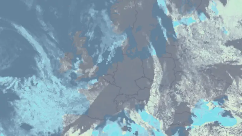 Clouds weather map