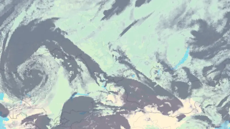 Clouds weather map