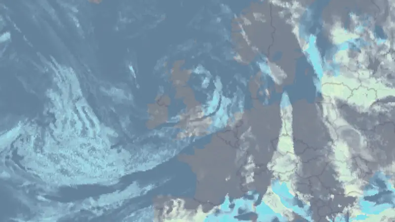 Clouds weather map