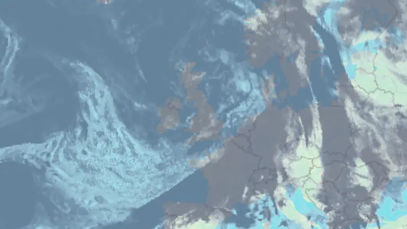 Clouds weather map