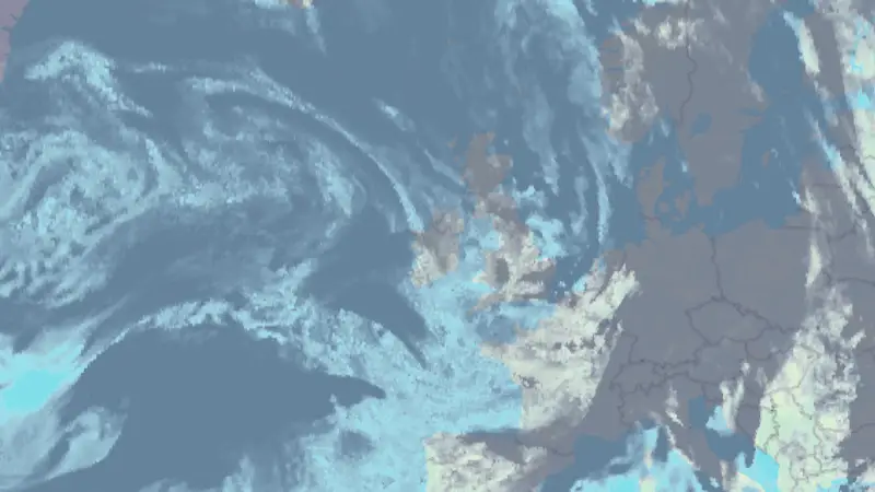 Clouds weather map