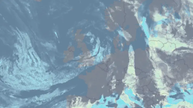 Clouds weather map