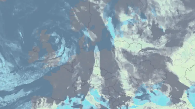 Clouds weather map