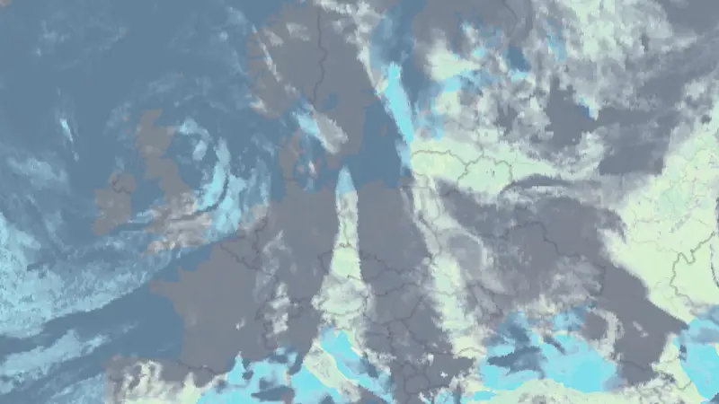 Clouds weather map