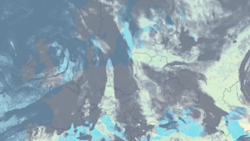 Zachmurzenie weather map