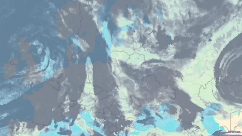 Zachmurzenie weather map
