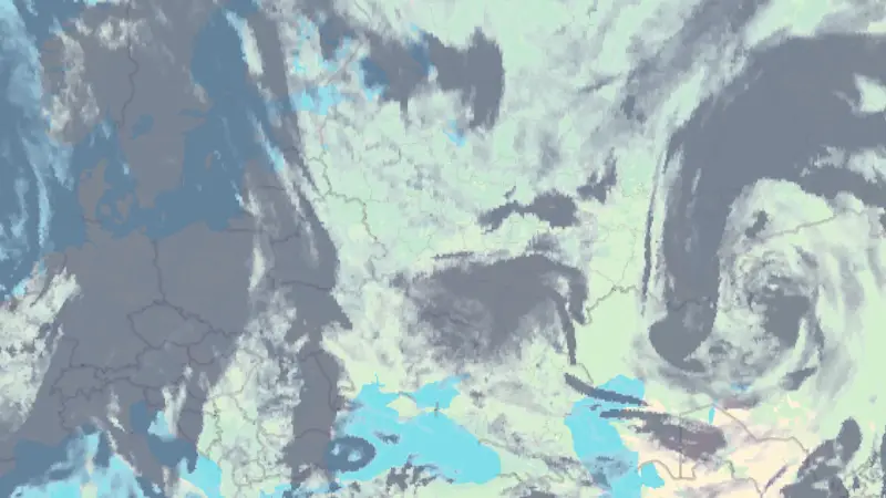 Clouds weather map