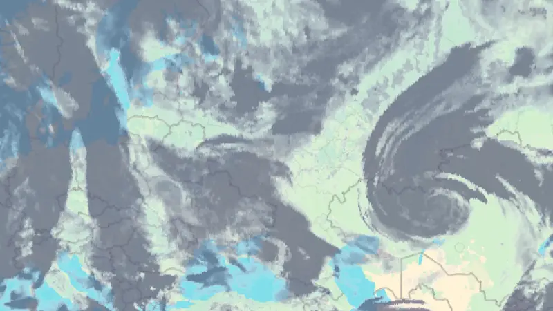 Clouds weather map