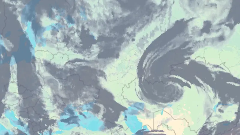 Clouds weather map