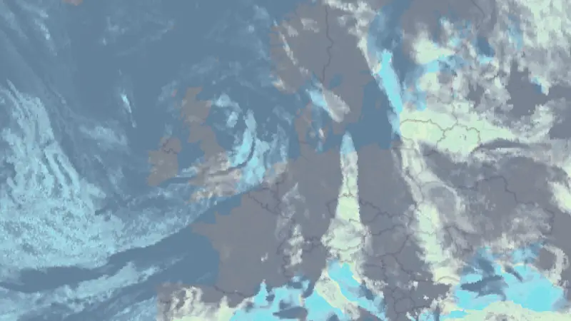Clouds weather map