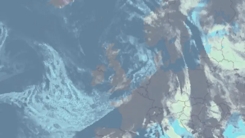 Clouds weather map