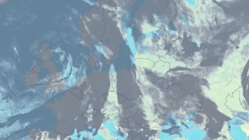 Zachmurzenie weather map