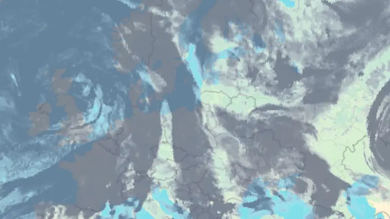 Zachmurzenie weather map