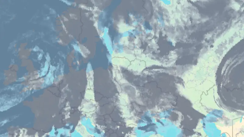 Zachmurzenie weather map