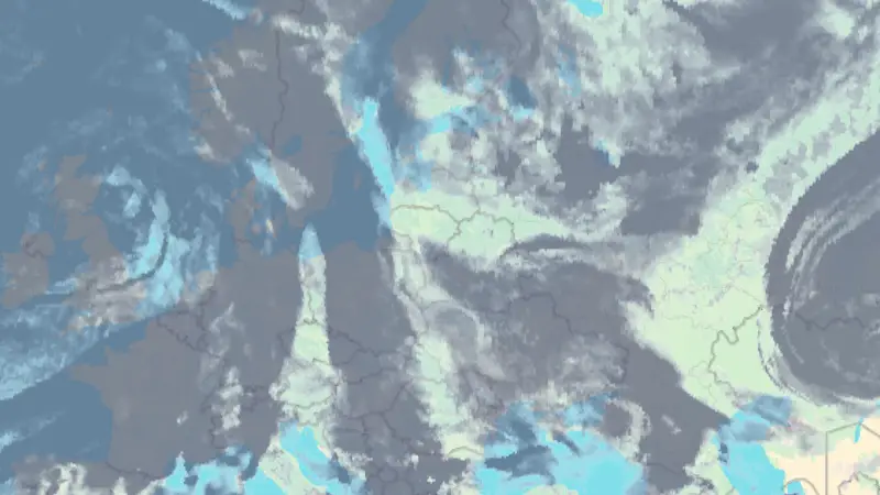 Zachmurzenie weather map
