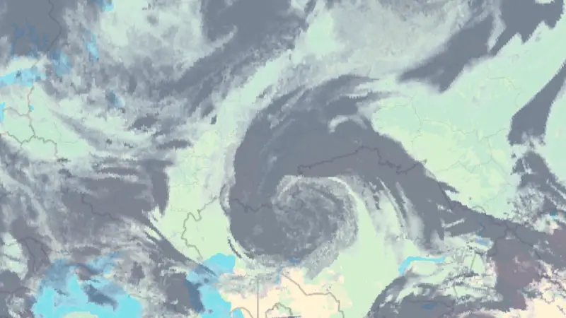 Clouds weather map