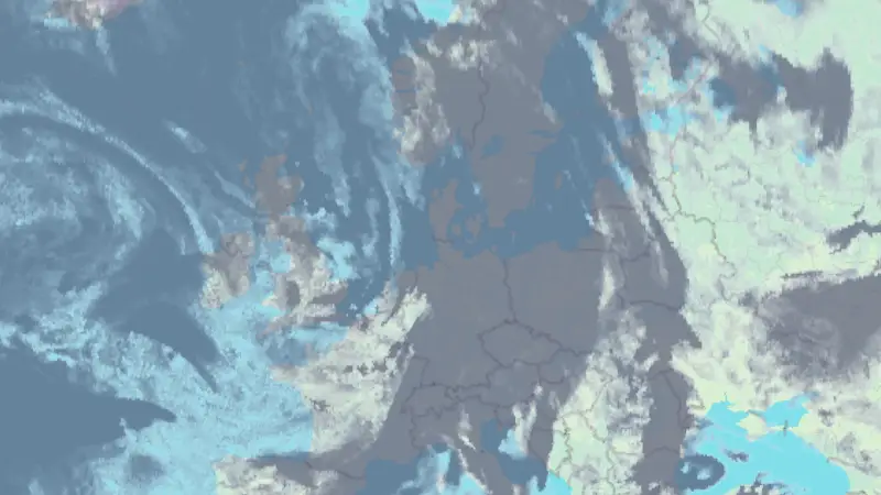 Clouds weather map