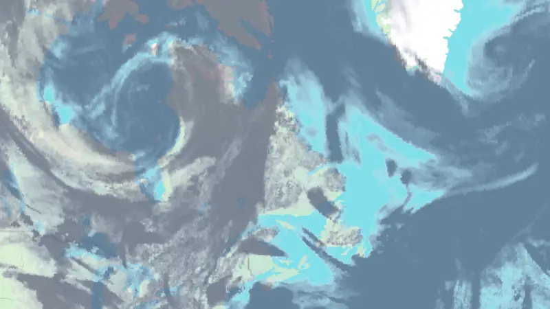 Clouds weather map