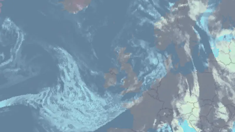 Clouds weather map