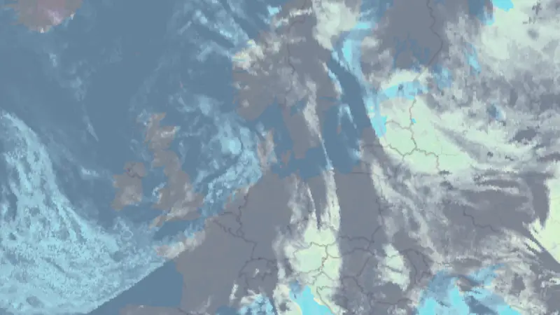 Clouds weather map