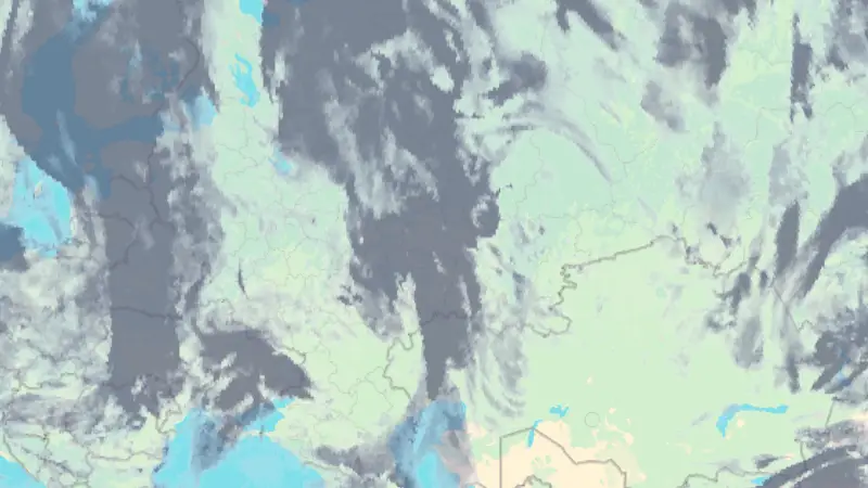 Clouds weather map