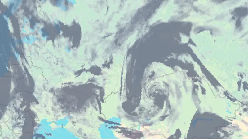 Clouds weather map