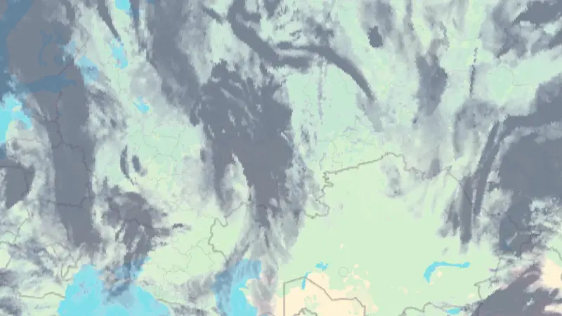 Debesuotumas weather map