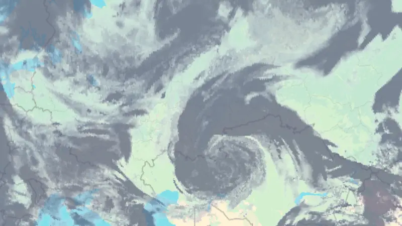 Clouds weather map