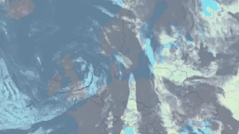 Clouds weather map